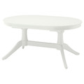 ROSENTORP Extendable table, white, 160/215x110 cm