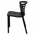 Chair Muna, in-/outdoor, black