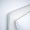 ASKVOLL Bed frame, white, Luröy, 160x200 cm