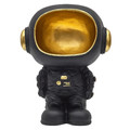 Astronaut Organizer Figurine, black/gold