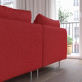SÖDERHAMN Corner sofa, 6-seat, Tonerud red