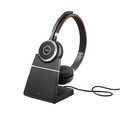 Jabra Headset Headphones Evolve 65 TE Link 390a MS Stereo Stand