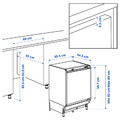 TYLLSNÄS Under counter fridge w frzr com, 92/15 l, IKEA 500 integrated