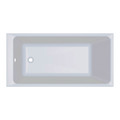 GoodHome Acrylic Bathtub Teesta 140x70 cm, white