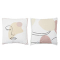 Cushion Arty, pastel face