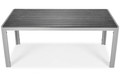 Large Outdoor Dining Table MODENA 180, aluminium, black