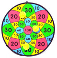 Dart Set with Balls 31x39 1pc, assorted, 3+