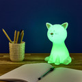 LED Table Lamp Night Lamp Cat, white