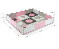 Milly Mally Floor Mat Puzzle Jolly Pink Grey 10m+