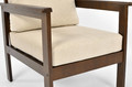 Outdoor Armchair BELLA, brown/beige