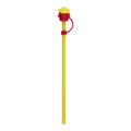 Reusable Plastic Straw Set (4 Pieces) Fast Food