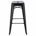 Bar Stool Paris 75cm, metal, black