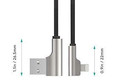 AUKEY CB-AL01 OEM USB - Lightning Nylon C, Black