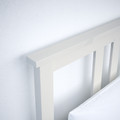 HEMNES Bed frame, white stain, Luröy, 160x200 cm