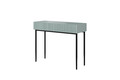 Modern Console Table Dresser Dressing Table Nicole, sage, black legs