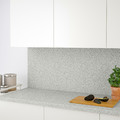 SÄLJAN Worktop, light grey mineral effect, laminate, 186x3.8 cm