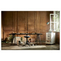 LAGKAPTEN Table top, black-brown, 200x60 cm