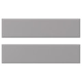 BODBYN Drawer front, grey, 40x10 cm