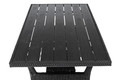 Garden Corner Sofa Set with Table, black