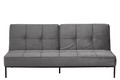 Actona Sofa-Bed Perugia, velvet, grey