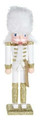 Nutcracker Christmas Decoration Henry 4 18cm, white