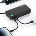 USAMS Power Bank Powerbank 10000mAh 20W Retractable USB-C Cable