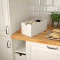 TORNVIKEN  Box,off-white, 16x34x15 cm