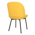 Upholstered Chair Cloe, yellow
