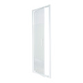 Pivot Shower Door Onega 90 cm, white/patterned