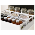 METOD / MAXIMERA Hi cab w shlvs/4 drawers/dr/2 frnts, white/Veddinge white, 60x60x220 cm