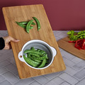 Bamboo Chopping Board with Integrated Sieve