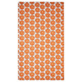 TORVFLY Tablecloth, patterned/off-white orange, 145x240 cm