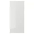 RINGHULT Cover panel, high-gloss light grey, 39x86 cm
