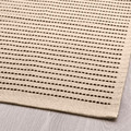 STARREKLINTE Rug, flatwoven, natural/black, 120x180 cm