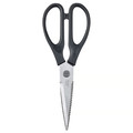 SVARTFISK Kitchen scissors, stainless steel/black