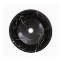 Countertop Glass Basin GoodHome Brora 42cm, black