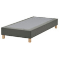 LYNGÖR Slatted mattress base, incl leg/dark grey, Standard Single