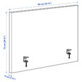 MITTZON Acoustic screen for desk, Gunnared beige, 90x72 cm