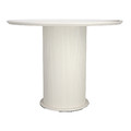 Table Elia 100cm, round, white