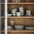 GLADELIG Bowl, grey, 14 cm