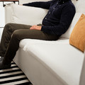BACKSÄLEN 3-seat sofa, Blekinge white