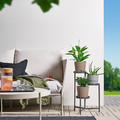 OLIVBLAD Plant stand, in/outdoor dark grey, 58 cm