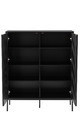 Chest of Drawers Lamello, high, black