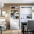 HAVSTA Storage combination, white, 81x47x212 cm