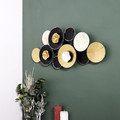 Wall Decoration Anemone, gold/black