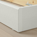 HAVSTA Plinth, white, 121x37x12 cm