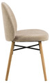 Dining Chair Sophia, beige/oak