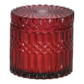 Candle in Glass 10.5cm, red