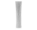 Paper Drinking Straws 12pcs, silver pattern