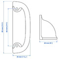 ENERYDA Cup handle, brass-colour, 89 mm